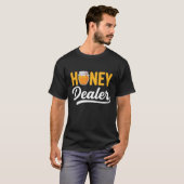 Honey Dealer Beekeeper Honeycomb Beekeeping Queen  Tシャツ (正面フル)
