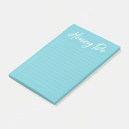 Honey Do List with Checkboxes Notepad ポストイット (アングル)