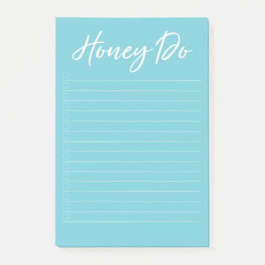 Honey Do List with Checkboxes Notepad ポストイット (正面)
