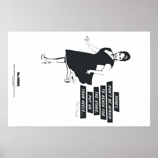 Honey, don't be afraid to reach for the stars... ポスター (正面)