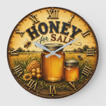 Honey for Sale Farm Fresh Honey Jar Beekeeper 