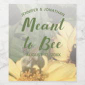 Honey Friends Photo ワインラベル (シングルラベル)