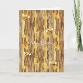 Honey Happy Bees Christmas   カード