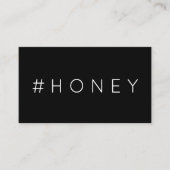 #HONEY hashtagロイヤリティパンチカード ロイヤリティカード (正面)