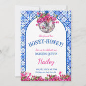 Honey Honey Dancing Queen Bachelorette Weekend  招待状 (正面)