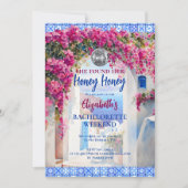 Honey Honey Floral Bachelorette Party Itinerary 招待状 (正面)