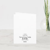 Honey Horse Folded Card 案内状 (裏面)