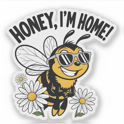 Honey, I'm Home! Sticker シール (正面)