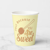 Honey Party Favor With Rustic Charm 紙コップ (裏面)