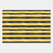 Honey Pine Cones Christmas ラッピングペーパーシート (正面3)