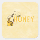 Honey Sticker スクエアシール (正面)