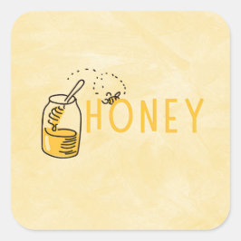 Honey Sticker スクエアシール
