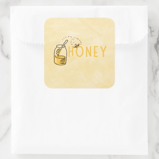 Honey Sticker スクエアシール (バッグ)