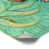 HONEY THIEF BEARS,BEES,BEE HIVES Medieval Apiarist ポスター (角)