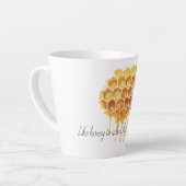 Honey to a Bee カフェラテマグ (左アングル)
