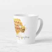 Honey to a Bee カフェラテマグ (右アングル)