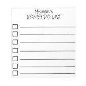 Honey To Doリストのメモカスタム帳 ノートパッド (正面)