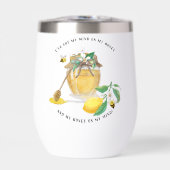Honey w Cute Bees Lemon Floral n Foliage  (正面)