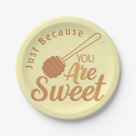 Honey Yellow Rustic Charm Party ペーパープレート