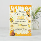 Honeybee 1st Birthday招待状for Boy & Girl 招待状 (スタンド正面)