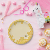Honeybee Baby Shower ペーパープレート (パーティー)