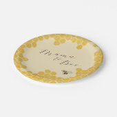 Honeybee Baby Shower Paper Plates ペーパープレート (アングル)
