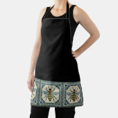 Honeybee Blue Boarder Quilt エプロン (インサイチュ)