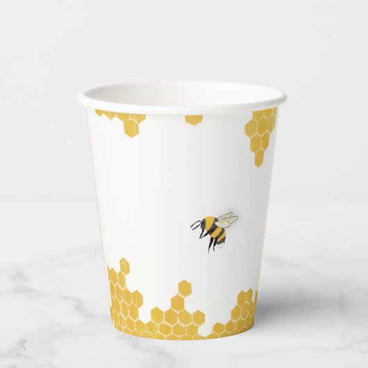 Honeybee Paper cup 紙コップ (正面)