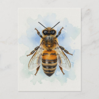 Honeybee – Watercolor Guardian ポストカード