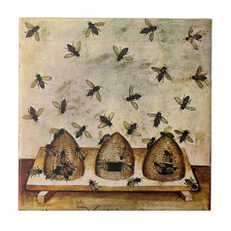 HoneyBeeHive養蚕ヴィンテージ タイル