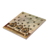 HoneyBeeHive養蚕ヴィンテージ タイル (側面)