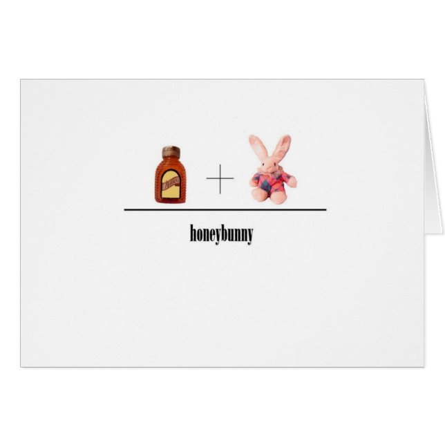 Honeybunnyカード (正面横)