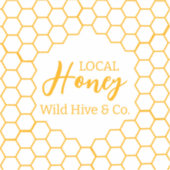 Honeycomb – Black or White Background シール (正面)