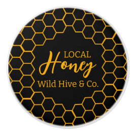 Honeycomb – Black or White Background セラミックノブ