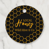 Honeycomb – Black or White Background フェイバータグ (裏面)