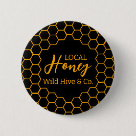 Honeycomb – Black or White Background 缶バッジ