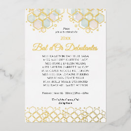 Honeycomb Corporate Elegance Gold Geometric  箔シーズンカード