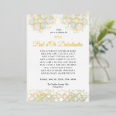 Honeycomb Corporate Elegance Gold Geometric  箔シーズンカード (立ち正面)