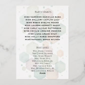 Honeycomb Corporate Elegance Gold Geometric  箔シーズンカード (裏面)