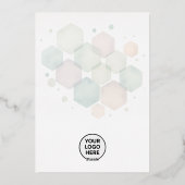 Honeycomb Gold Foil Corporate Appreciation Event 箔シーズンカード (裏面)