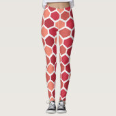 Honeycomb in Reds レギンス (正面)