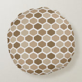 Honeycomb in Sand ラウンドクッション (裏面)