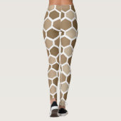 Honeycomb in Sand レギンス (裏面)