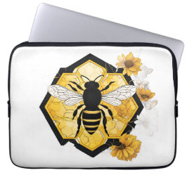Honeycombe Bee Electronics Bag ラップトップスリーブ
