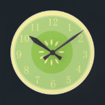 Honeydew Melon Art Cool Pastel Green Kitchen Clock ラウンド壁時計<br><div class="desc">Honeydew Melon Art Cool Pastel Green Kitchen Clock, complete with seeds is for anyone who loves this delicious sweet treat, so welcome on a summer morning? Neat gift for Mom on Mothers Day, Christmas or her birthday, especially if she's always telling you to eat more fruit! This might be the...</div>