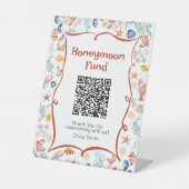 Honeymoon Fund Nautical Coastal Bridal Shower  台座サイン (正面)