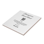 Honeymoon fund scan QR codeadd name  タイル (側面)