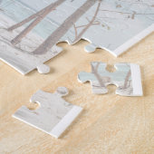 Honeymoon fund venomo paypal donation Q R couple ジグソーパズル (側面)