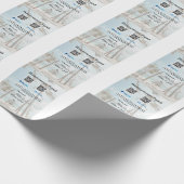 Honeymoon fund venomo paypal donation Q R couple ラッピングペーパー (角)