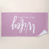 Honeymoon Gift, Gift for Him and Her ビーチタオル (正面)